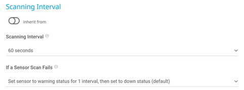 Scanning Interval